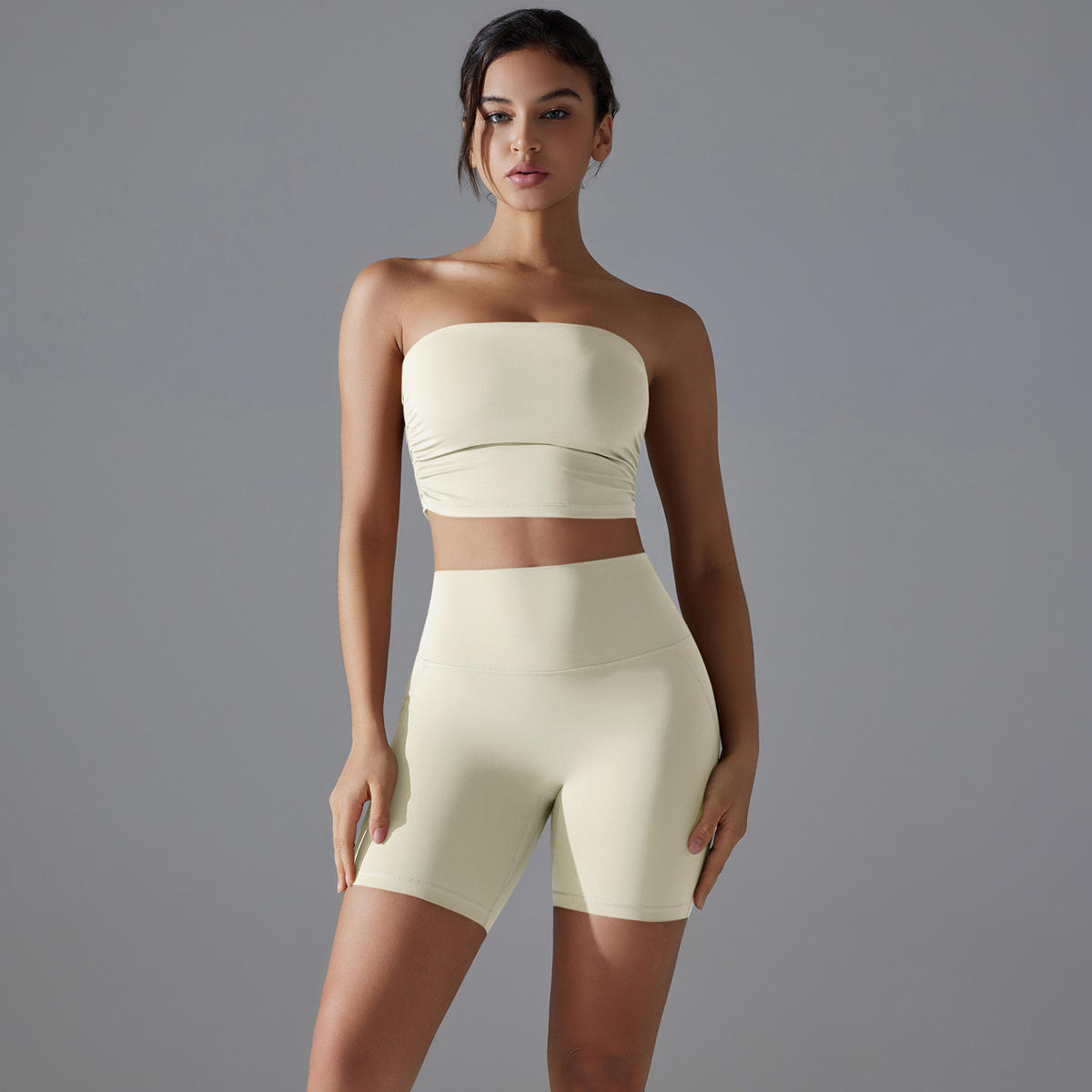 7064 Bra + 7054 Antibacterial Shorts - Pink Mist