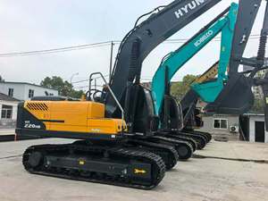 Excavadora de cadenas Hyundai HX220HD de alta calidad, usada, a precio económico, modelo 2020, 22000 kg, equipada con motor para construcción - Product Image 5