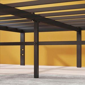 WEKIS Residential Project Metal Platform Twin <b>Bed</b> Frame Modern Queen King Size Iron <b>Double</b> Steel Slats Metal <b>Bed</b> - Product Image 4