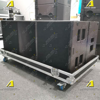 Caisson de basses ACTPRO Audio KS28, double caisson de basses de 18 pouces, 6400 W, caisson de basses amplifié, double haut-parleur de 18 pouces, 3200 W, amplificateur actif passif
