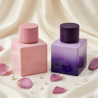 Flacons de parfum de qualité 100 ml en verre carré, design moderne élégant et personnalisable, fabriqués par Anding.
