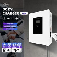 Station de recharge rapide DC compacte 40 kW pour véhicules électriques, double sortie CCS2 CHAdeMO, avec RFID, à poser au sol, mini station de charge rapide DC commerciale