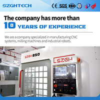 Machine de fraisage CNC verticale SZGH-850 Configuration 4 axes Conçue pour le traitement industriel des métaux