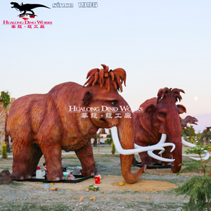 Estatua de animal animado como Mamut de la estatua de animal del zoológico a la venta - Product Image 4