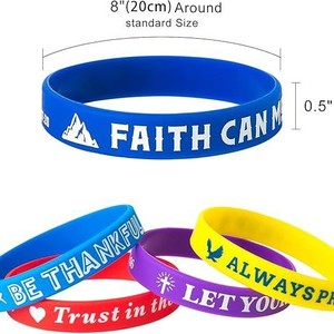 Pulseras Personalizadas con Impresión a Doble Cara, Precio de Fábrica, Ideales para Obras Benéficas, Promociones y Ocasiones Especiales - Product Image 5