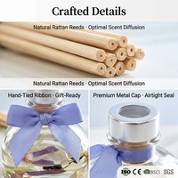 Services de personnalisation, fabricant OEM de diffuseurs à bâtonnets, fourniture d'huile parfumée 130 ml pour commandes en gros