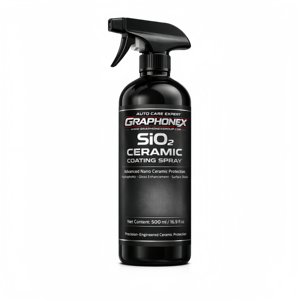สเปรย์เคลือบเซรามิก GRAPHONEX Professional SiO ขนาด 500 มล. แบบใส |   น้ำยาเพิ่มความเงางามแบบกันน้ำสำหรับสีรถยนต์ - Product Image 1