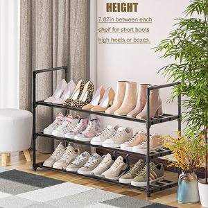 Innovative Durable Metal Large Multi-Functional <b>Storage</b> Boot <b>Rack</b> Organizer With Ample Spaces <b>Shoe</b> Cabinet Dining Application - Product Image 5