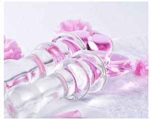 Mainan seks Penis Dildo kaca Plug <span class=keywords><strong>Anal</strong></span> manik kristal bermutu tinggi stimulasi vagina dan <span class=keywords><strong>Anal</strong></span> untuk mainan <span class=keywords><strong>Anal</strong></span> laki-laki - Product Image 2