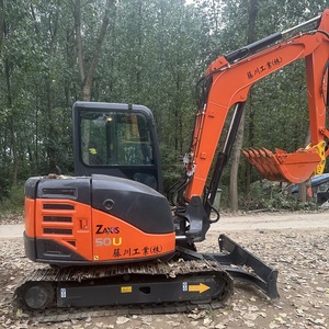 รถขุดไฮดรอลิก Hitachi 50U 30U 55 ขนาดเล็ก 5 ตัน ออกแบบให้มีรัศมีการเคลื่อนที่แคบ เหมาะสำหรับการทำงานในพื้นที่จำกัด - Product Image 4