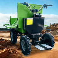 Mini-dumper 500 kg Certifié CE, Brouette Électrique Quatre Roues