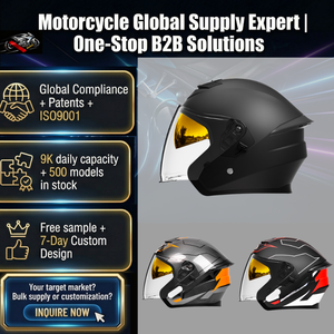 Cascos de Motocicleta con Diseño Geométrico, Mate, Abatibles, para las Cuatro Estaciones, Ajustables, para Viajes en <span class=keywords><strong>Moto</strong></span>, Cascos Deportivos de Protección - Product Image 1