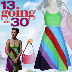 ชุดคอสเพลย์ Manyusha Dream Thirteen สีเขียว ชุดสายเดี่ยว ภาพยนตร์ 13 โกลว์อิง 30 ชุดแต่งกายผู้ใหญ่สำหรับผู้หญิง ชุดเล่นบทบาทสมมติ - Product Image 1