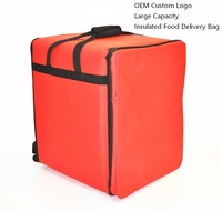 Sac Isotherme Grande Capacité pour Moto avec Diviseurs – Boîte Thermique Robuste pour Plats à Emporter – Idéal pour Restaurants et Commandes en Gros