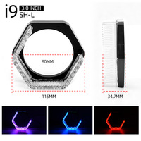 Cache décoratif intégré 5D pour modification de lentille LED Angel Eye 1,5 pouce, 2,5 pouces, 3,0 pouces