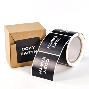 Tùy chỉnh 3D <span class=keywords><strong>UV</strong></span> tại chỗ nhãn dán màu đen cho xây dựng thương hiệu & bao bì cao cấp - Product Image 5