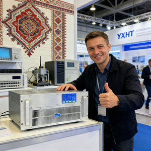 Ensemble <span class=keywords><strong>complet</strong></span> d'émetteur FM HP-3.5KW (3500W) avec antenne et câble, haut-parleur et processeur audio - Compatible 110/220V, fonction de minuterie - Product Image 2