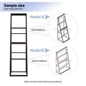 Espositore in <span class=keywords><strong>Metallo</strong></span> con Ampio Display per Lastre di Marmo, Supporto Solido Antiscivolo per Showroom di Pietra - Product Image 4