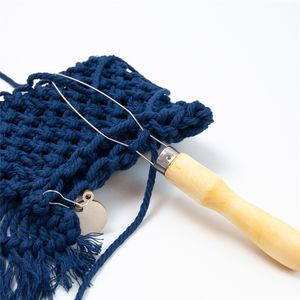 5 (<strong>2</strong> Big + <strong>3</strong> Small ) Wooden <strong>Loop</strong> Needle Threader Wire Pulling <strong>Hook</strong> Tool for Beads - Product Image 5