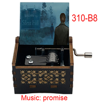 Vintage Silent Hill Spiel Holz-Spieluhr „Promise Melody“ zum Aufziehen – Geschenke für Freundin, Fans, Freunde, Familie, Geburtstag, Heimdekoration