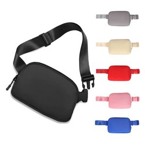 Custom Logo Waterproof Unisex Nylon Sport Chest Belt Bum <b>Pouch</b> Fanny Pack Crossbody Everywhere <b>Men</b> Women Waist Bag - Product Image 6