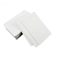 Cartes de visite professionnelles sans contact en PVC avec puce intelligente RFID IC ID 13,56 MHz 125 KHz, personnalisation OEM ODM d'usine