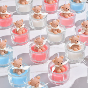 Candele Profumate Artigianali di Lusso a Forma di Orsetto, Regalo Romantico per Compleanno e San Valentino, Decorazione per la Casa - Product Image 2