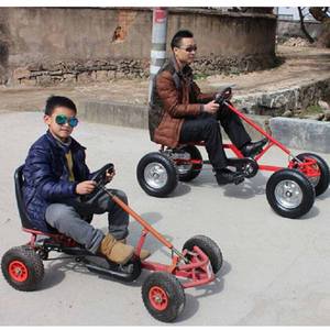 <span class=keywords><strong>Go</strong></span> Karts Eléctricos <span class=keywords><strong>a</strong></span> <span class=keywords><strong>Pedales</strong></span> para Adultos y Niños, Drift Universal Cuadrado con Ruedas de 6 Pulgadas, Carga Máxima de 100 kg, Transmisión por Cadena para Uso en Exteriores - Product Image 5