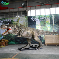 Modèle de dinosaure tyrannosaure géant animatronique du parc Gecai Dino à vendre