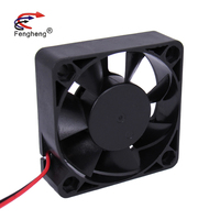 CE/RoHS Industrielle Abluft ventilator lüftung 5V 12V 24Volt DC 5015 Hochgeschwindigkeits-Kunststoff-Bürsten lüfter 50x50x15m Lüfter kühlung 50mm