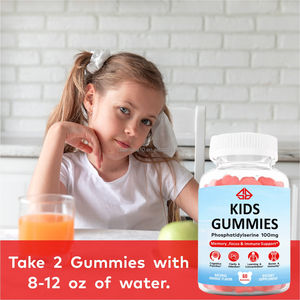 Suplemento de Vitamina C y D con Fosfatidilserina para Niños, Marca OEM, para la Memoria, Concentración, Salud de las Articulaciones e Inmunidad, 60 Gomitas - Product Image 3