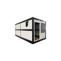 Commodité directe d'usine 2 chambres à coucher 20 '40 'préfabriqué modulaire pliable conteneur maison avec toilette salle de bain cuisine