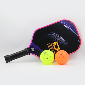 Juego de Equipamiento de Pickleball Personalizado de la Mejor Calidad, con <span class=keywords><strong>Palas</strong></span> de Fibra de Vidrio con Núcleo de Panal para Entrenamiento de Principiantes - Product Image 1