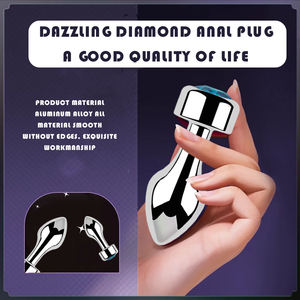 SEXBAY 2024 Yeni S/M/L Kristal Yuvarlak Elmaslar Renkli Elmaslar Seçilebilir Popo Fişi Metal Popo Fişi Erkek ve Kadın Seks Ürünleri - Product Image 4