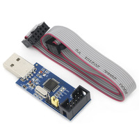 Programmateur AVR JIAQISHENG JQS 3.3V/5V 51 Atmega8 USB ISP USBASP Téléchargeur USBISP Câble de téléchargement sans plomb