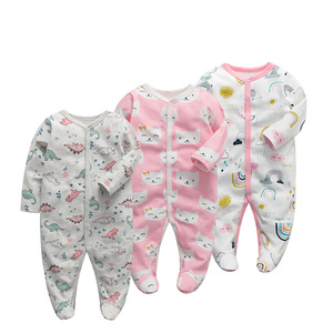 Ropa para Bebés al por Mayor, Ropa de Algodón, Mono de Invierno para Bebé, Pijama de Manga Larga para Recién Nacido - Product Image 1