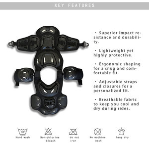 OEM Customised Black White One Size Motorcycle Off-<strong>Road</strong> Riding Chest <strong>Back</strong> Protector Body Armor Vest Jacket - Product Image 3