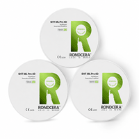 Rondcera SHT-ML Pro 4D, Zirconia Multicapa sin Costuras con Degradado, Disco de 98mm para Laboratorio, Cerámica Dental Digital de Alta Gama