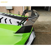 Ailes en matériau de carbone sec best-seller adaptées à la Lamborghini Huracan 580 610 EVO STO aile haute en fibre de carbone