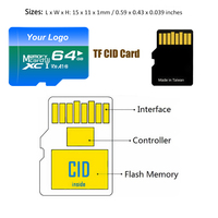 Tarjeta de Memoria SD TF de Alta Velocidad Clase 10 U5 V60, Máx. 120 MB/s, Chips SD de 8 GB, 16 GB, 32 GB, 64 GB, 128 GB, Tarjeta SD para Drones, Cámara CCTV