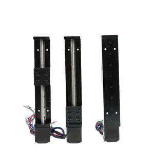 JKM Nema 11 14 17 23 24 34 Mini Linear Slide Stepper Motor Linear Guide Table. Ball Screw Linear Slide Guide Motor