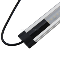 GNSOURCE Lampe LED sous-meuble moderne et fine argentée avec détecteur de mouvement 12V 24V, interrupteur tactile marche/arrêt, lumière du jour 5000K, garantie 2 ans