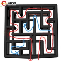 Château gonflable de labyrinthe de maison hantée d'Halloween de 8x8m nouveau design avec expédition rapide et souffleur d'air
