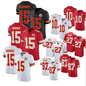 Канзас #15 maбыс #87 #10 OEM дизайн футбольная одежда пользовательский Американский футбол Трикотажные изделия
