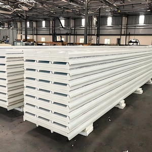 100Mm PU Bọt Thép Cách Điện Bánh Sandwich Bảng Điều Khiển Cho Kho Lạnh Mái Cho Phòng Lạnh Nhà Kho Hội Thảo - Product Image 3