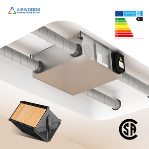 Système de ventilation équilibrée pour toute la maison avec contrôle intelligent ERV Mvhr, télécommande LCD, minuterie hebdomadaire, économie d'énergie, solution pour sous-sol - Product Image 4