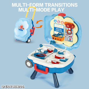 Fingere di giocare bambina piccola plastica Set di giocattoli con musica di luci - Product Image 5