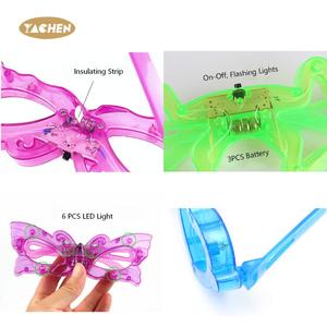 Gafas de Neón Luminosas YACHEN con Luces de Colores en Forma de Estrella para Fiestas de Cumpleaños, Halloween y Navidad para Niños - Product Image 3