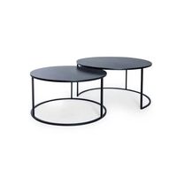 Table basse ronde moderne avec plateau en marbre et base en laiton, meuble de salon contemporain, table d'appoint décorative
