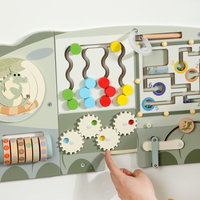Nouveau jeu de plateau Montessori 2025 en forme de requin, jouet éducatif précoce pour tout-petits, en bois et feutre, unisexe, 2-4 ans, emballé en boîte